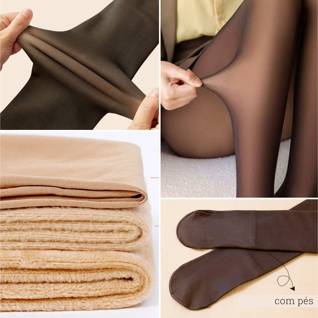 Meia-Calça Feminina Térmica Peluciada  [COMPRE 1 LEVE 2]