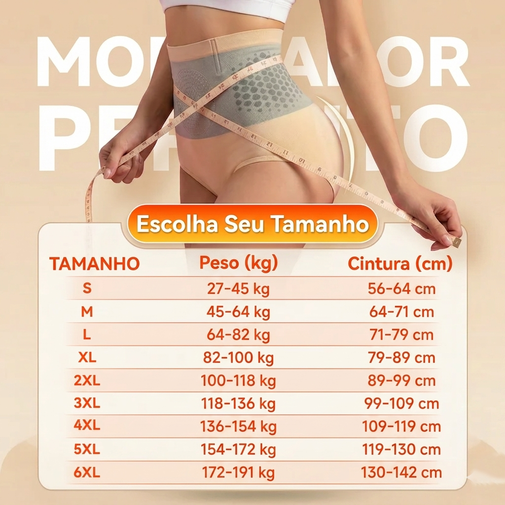 Cinta Modeladora Cintura Alta - Slim Belly