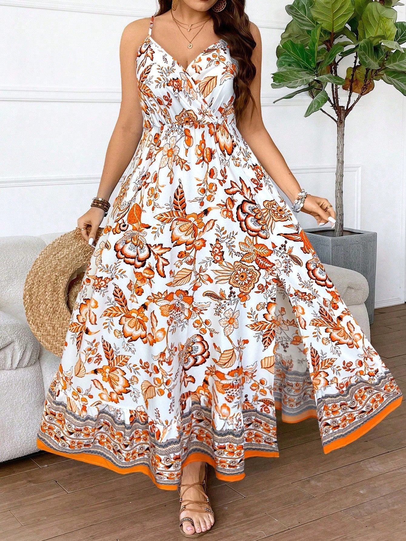 Vestido Longo Estampado Gabi